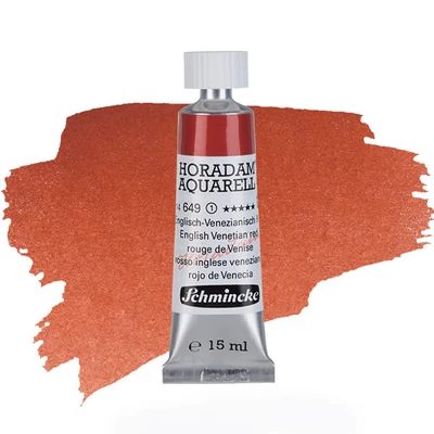 Akvarelová farba v tube Schmincke Horadam, 15 ml - 649, english venetian red