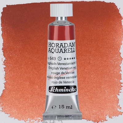 Akvarelová farba v tube Schmincke Horadam, 15 ml - 649, english venetian red