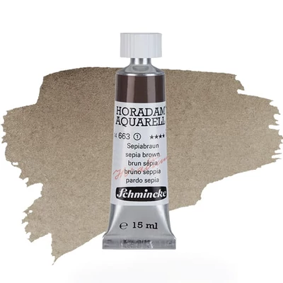 Akvarelová farba v tube Schmincke Horadam, 15 ml - 663, sepia brown