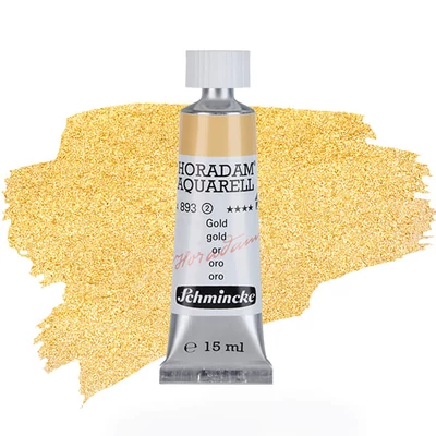 Akvarelová farba v tube Schmincke Horadam, 15 ml - 893, gold