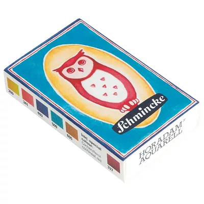 Sada akvarelových farieb Schmincke Horadam - 6x1/2 panvičiek, Matchbox
