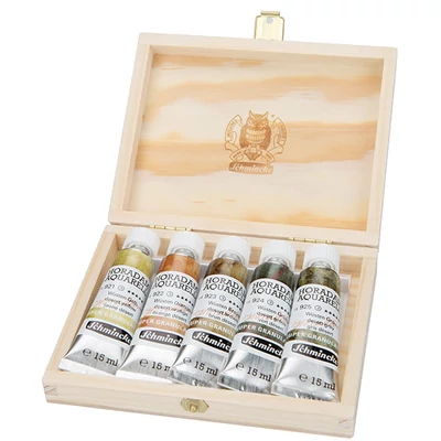 Akvarelová farba Schmincke Horadam, super granulačná - 5x15 ml, Desert