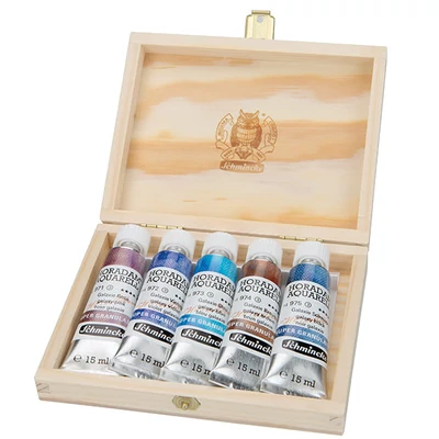 Akvarelová farba Schmincke Horadam, super granulačná - 5x15 ml, Galaxy