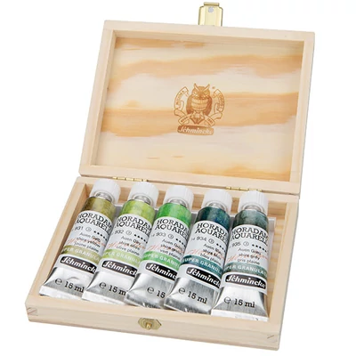Akvarelová farba Schmincke Horadam, super granulačná - 5x15 ml - 5x15 ml, Shire