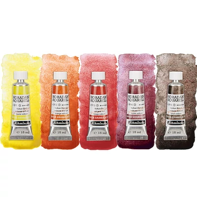 Akvarelová farba Schmincke Horadam, super granulačná - 5x15 ml, Volcano