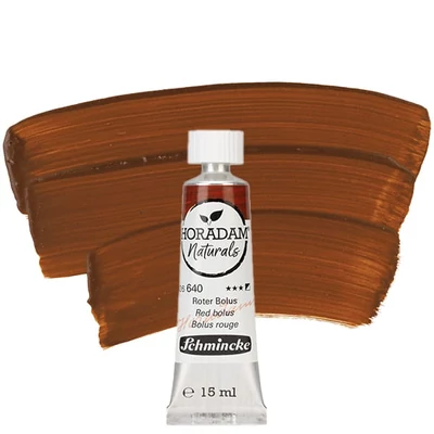 Akvarelová farba v tube Schmincke Horadam Naturals, 15 ml - 640, red bolus