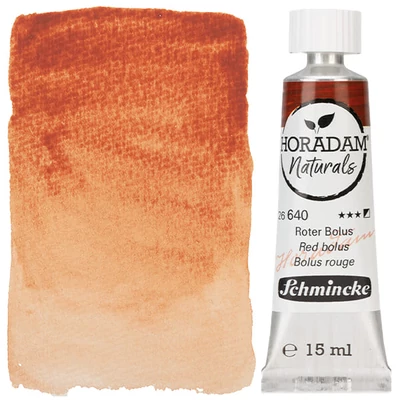 Akvarelová farba v tube Schmincke Horadam Naturals, 15 ml - 640, red bolus