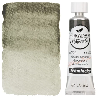Akvarelová farba v tube Schmincke Horadam Naturals, 15 ml - 720, green slate