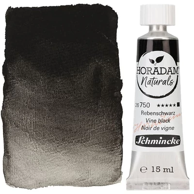 Akvarelová farba v tube Schmincke Horadam Naturals, 15 ml - 750, vine black