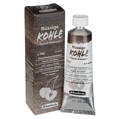  tekuté uhlie, 35 ml - 18756, cherry pit black
