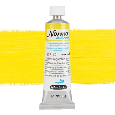Vegánska olejová farba na vodnej báze Schmincke Norma Blue, 35 ml - 237, cadmium yellow hue lemon