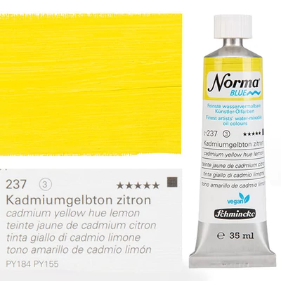 Vegánska olejová farba na vodnej báze Schmincke Norma Blue, 35 ml - 237, cadmium yellow hue lemon