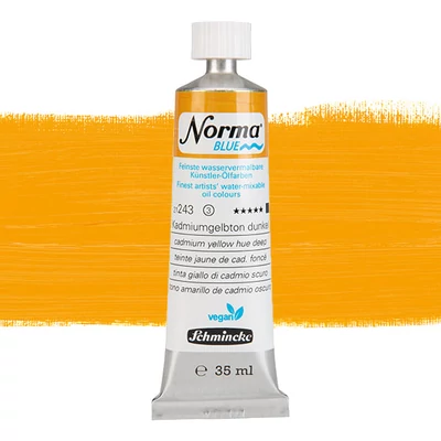 Vegánska olejová farba na vodnej báze Schmincke Norma Blue, 35 ml - 243, cadmium yellow hue deep