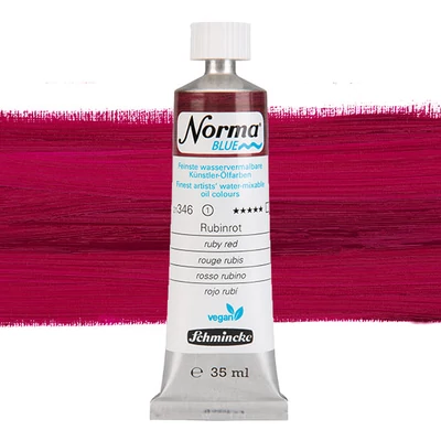 Vegánska olejová farba na vodnej báze Schmincke Norma Blue, 35 ml - 346, ruby red