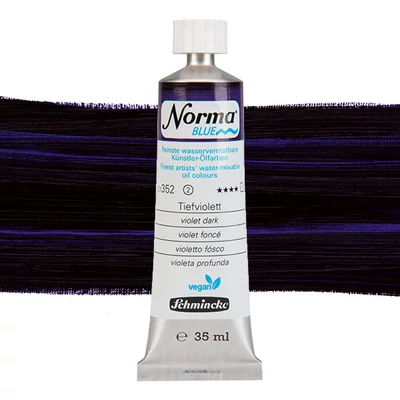 Vegánska olejová farba na vodnej báze Schmincke Norma Blue, 35 ml - 352, violet dark