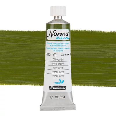 Vegánska olejová farba na vodnej báze Schmincke Norma Blue, 35 ml - 512, olive green