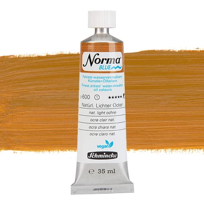 Vegánska olejová farba na vodnej báze Schmincke Norma Blue, 35 ml - 600, natural light ochre