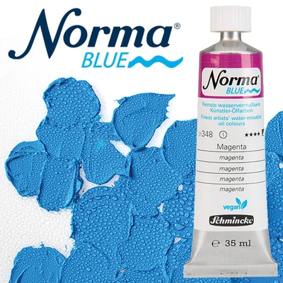 Vegánska olejová farba na vodnej báze Schmincke Norma Blue, 35 ml - v rôznych farbách