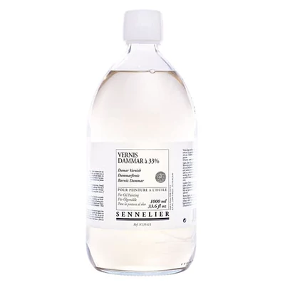 Dammarový lak Sennelier, lesklý - 1000 ml