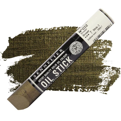 Olejová farba v tvare tyčinky Sennelier Oil Stick, 38 ml - 022, bronze