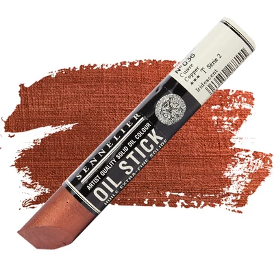 Olejová farba v tvare tyčinky Sennelier Oil Stick, 38 ml - 036, copper