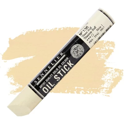 Olejová farba v tvare tyčinky Sennelier Oil Stick, 38 ml - 136, titanium buff
