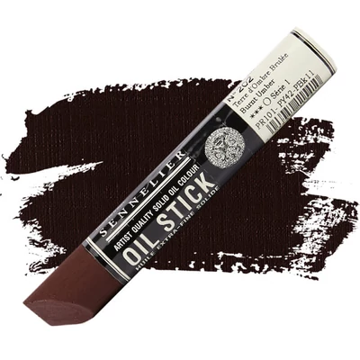 Olejová farba v tvare tyčinky Sennelier Oil Stick, 38 ml - 202, burnt umber