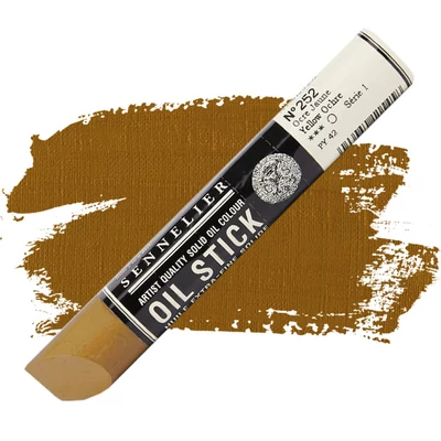 Olejová farba v tvare tyčinky Sennelier Oil Stick, 38 ml - 252, yellow ochre