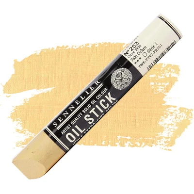 Olejová farba v tvare tyčinky Sennelier Oil Stick, 38 ml - 253, pale ochre