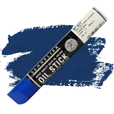 Olejová farba v tvare tyčinky Sennelier Oil Stick, 38 ml - 307, cobalt blue