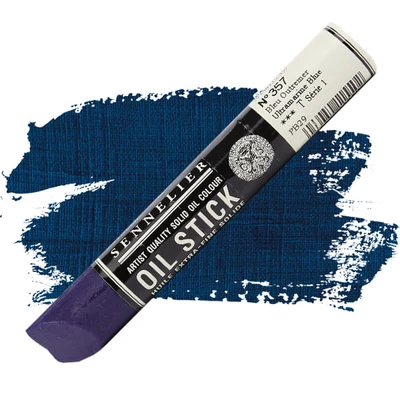 Olejová farba v tvare tyčinky Sennelier Oil Stick, 38 ml - 357, ultramarine