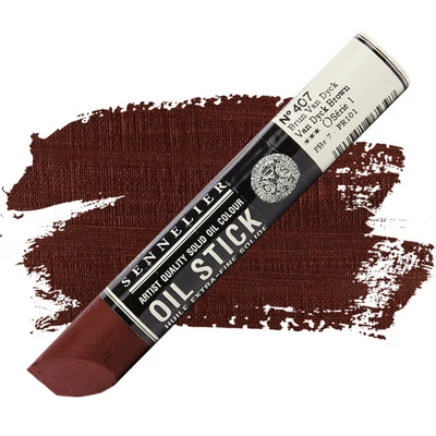 Olejová farba v tvare tyčinky Sennelier Oil Stick, 38 ml - 407, van dyck brown