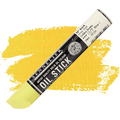 Olejová farba v tvare tyčinky Sennelier Oil Stick, 38 ml - 444, golden brown