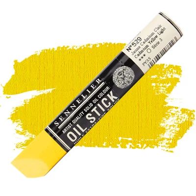 Olejová farba v tvare tyčinky Sennelier Oil Stick, 38 ml - 529, cadmium yellow light