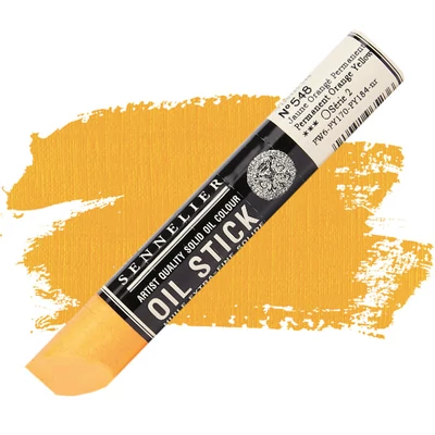Olejová farba v tvare tyčinky Sennelier Oil Stick, 38 ml - 548, permanent yellow orange