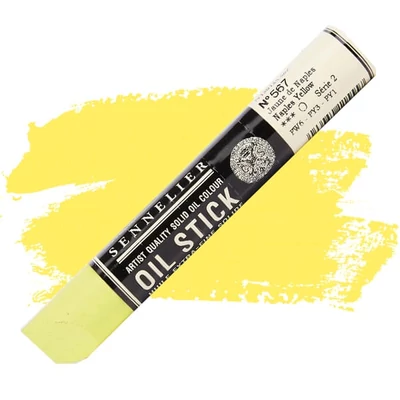 Olejová farba v tvare tyčinky Sennelier Oil Stick, 38 ml - 567, naples yellow