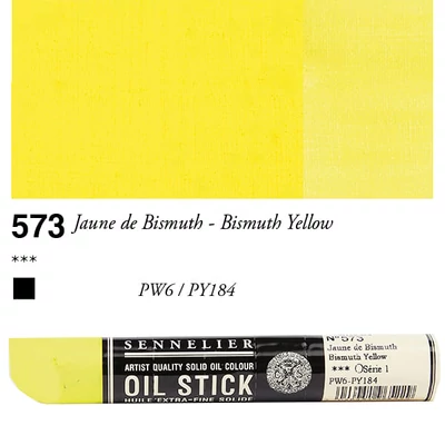 Olejová farba v tvare tyčinky Sennelier Oil Stick, 38 ml - 573, bismuth yellow