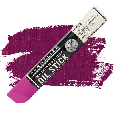 Olejová farba v tvare tyčinky Sennelier Oil Stick, 38 ml - 672, light quinacridone magenta