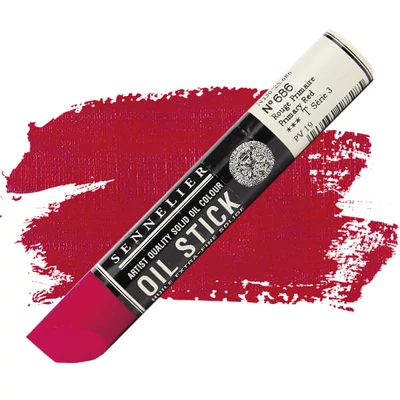 Olejová farba v tvare tyčinky Sennelier Oil Stick, 38 ml - 686, primary red