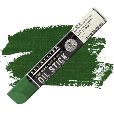 Olejová farba v tvare tyčinky Sennelier Oil Stick, 38 ml - 815, chrome oxide green