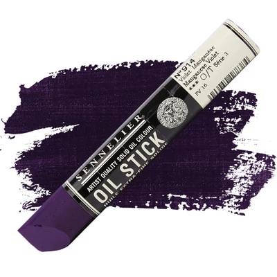 Olejová farba v tvare tyčinky Sennelier Oil Stick, 38 ml - 914, manganese violet
