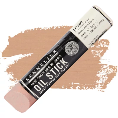 Olejová farba v tvare tyčinky Sennelier Oil Stick, 96 ml - 250, rose ochre light