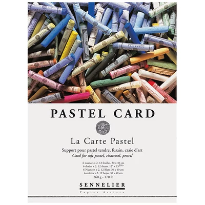 Pastelový papierový blok Sennelier Card, 360 g, 30x40 cm, 12 listov