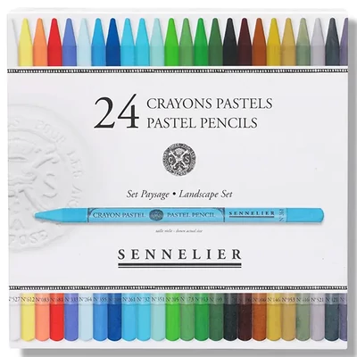 Sada pastelových ceruziek Sennelier- 24 ks, Landscape