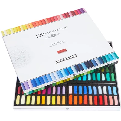 Sada suchých pastelov Sennelier - 120x1/2 ks, Paríž
