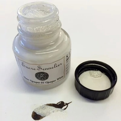 Kresliaci tuš Sennelier, 30 ml - 001, opaque white