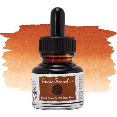 Kresliaci tuš Sennelier, 30 ml - 211, burnt sienna