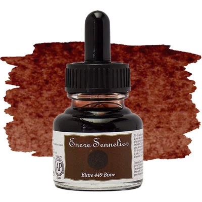 Kresliaci tuš Sennelier, 30 ml - 449, bistre