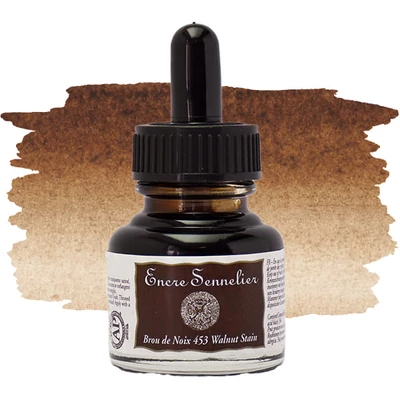 Kresliaci tuš Sennelier, 30 ml - 453, walnut stain