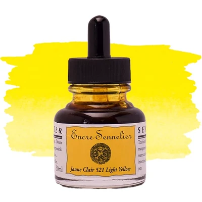 Kresliaci tuš Sennelier, 30 ml - 521, yellow light